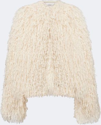 Fendi Giacca in mohair, cashmere, seta e lana