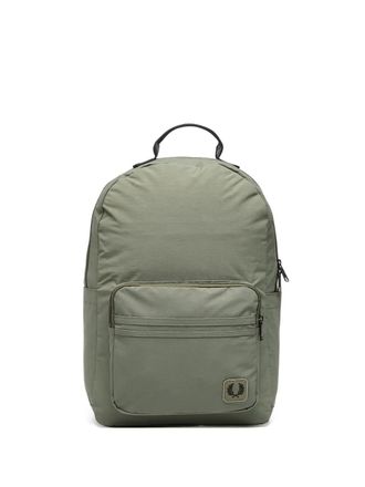 Fred Perry logo-patch backpack - Green