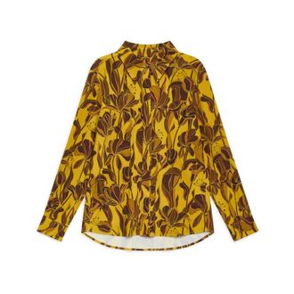 Maliparmi Shirts, female, Yellow, Size: XL Lilys Ballet Shirt