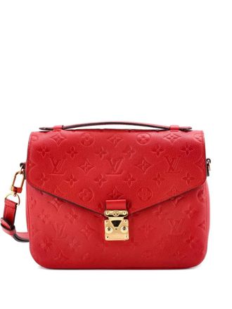 Louis Vuitton Pochette Metis Monogram Empreinte Leather crossbody bag - Rosso