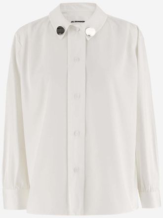 Jil Sander White Clip Details Shirt
