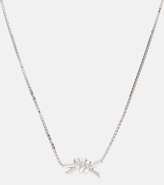 Bottega Veneta Collana Knot in argento sterling