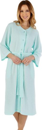 Slenderella HC3302 Womens Mint Green Robe Dressing Gown Small