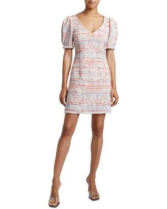 Santorelli Bianca Tweed Shift Dress