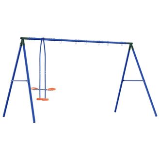 vidaXL Azul, Verde, Naranja Acero Y Pe Vidaxl