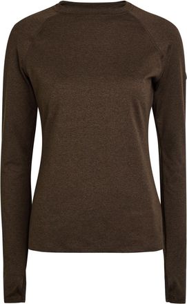 Varley Always Warm Stretch-jersey top - Dark Brown - S (UK8-10 / S)