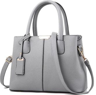 Generic Compatible For Handbag Shoulder Crossbody Mini Tote Bag(Grey)