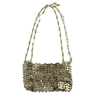 Paco Rabanne Paco Rabanne Micro 1969 Clutch Bag in metallic goudkleurig metaal