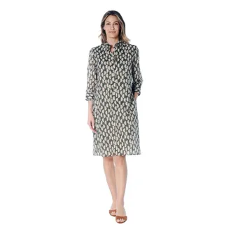 Rosso35 Shirt Dresses, female, Multicolor, Size: 2XL Abito a fantasia geometrica