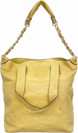Chanel Beige Leather Tote Bag (Pre-Owned)