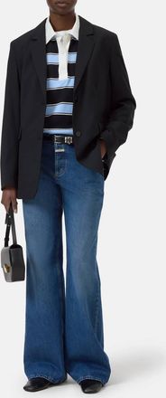 Closed Gillan Wide Jeans In Mid Blue