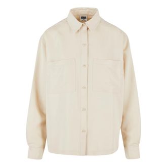 Urban Classics Dames/Dames Twill Oversized Overhemd (Zand)