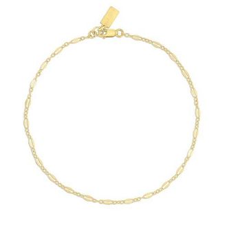 Set & Stones Billie Anklet in Gold at Nordstrom, Size 9.25