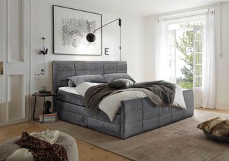 ED EXCITING DESIGN Boxspringbett »Bolivia« harte Seite mit Kokosmatte, weiche Seite mit Filzabdeckung