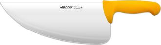 Arcos Cuchillo De Pescadero Arcos Colour - Prof 297100 De Acero Inoxidable Nitrum Y Mango Ergon&oacute;mico De Polipropileno De Color Amarillo Y Hoja De 2 Cm, Y 31