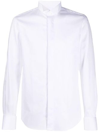Xacus Getailleerd overhemd - Wit
