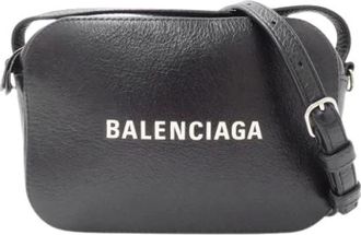 Balenciaga Pre-owned Vintage Leather Shoulder Bag - Dames - Vintage Schoudertas - Zwart - ONE Size - Leer - Vintage