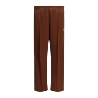 Needles Pantaloni Tuta Poly Smooth - - Trousers - Uomo - Rosso - M