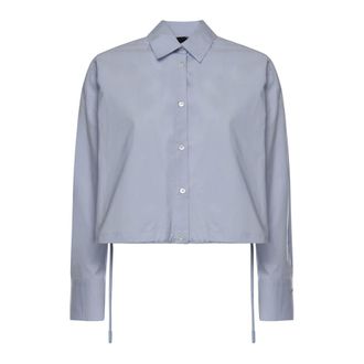 Pinko Shirts, female, Blue, Size: L Shirts