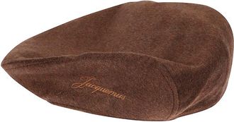 Jacquemus Brown Logo Beret Hat