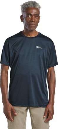 Jack Wolfskin Funktionsshirt JACK WOLFSKIN TECH T M, Herren, Gr. XXL, blau (midnight sky), Obermaterial: 100% Polyester, normal, Rundhals, Shirts Funktionsshirt
