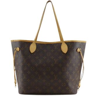 Louis Vuitton Pre-owned Tote Bags, female, Brown, Size: ONE SIZE Pre-owned Neverfull Monogram Tote Bag