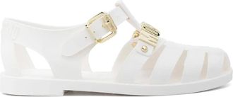 Moschino Sandali con logo - Bianco