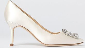 Manolo Blahnik Pump MANOLO BLAHNIK Woman color Cream