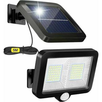 OEM L&aacute;mpara Solar De Exterior Con Detector De Movimiento, 98 Led, Cable De 5 M, &Aacute;ngulo De Detecci&oacute;n De 120&deg;, Clasificaci&oacute;n De Impermeabilidad Ip65