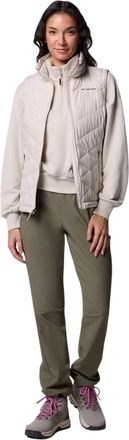 Columbia Heavenly II gewatteerd vest voor dames (Donkere steen)