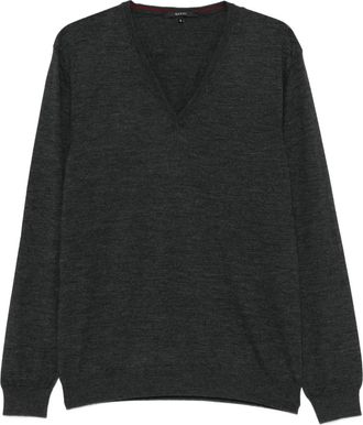 Gucci Sweater met V-hals - Grijs