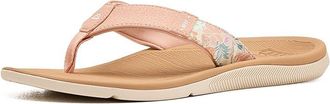 Reef Santa Ana Womens Sandals Peach/Tan : 10 B - Medium, Synthetic