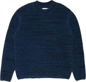 Nudie Jeans Maglione Girocollo Gurra Boucle - - Knitwear - Uomo - Blu - M