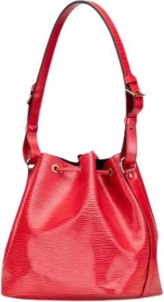 Louis Vuitton Pre-owned Bucket Bags, female, Red, Size: ONE SIZE Pre-owned Bucket Bag