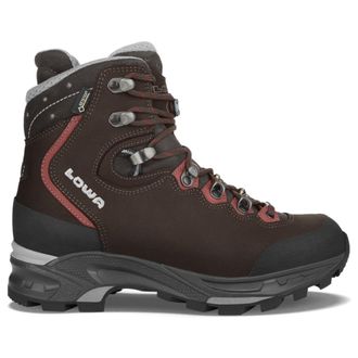 Lowa Mauria GTX Nubuck Womens Ankle Boots - Dark Brown Burgundy - Size:UK 5.5