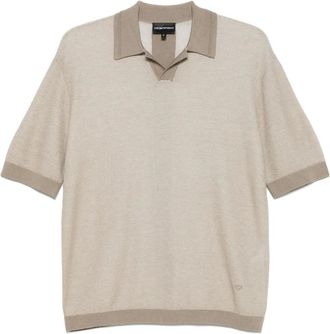 Emporio Armani Polo in maglia - Grigio