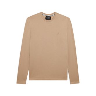 Freddy T-shirt manica lunga in cotone con logo ricamato