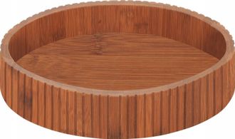 WENKO Mera Organizador Giratorio Bamb&uacute; Oscuro 29,5 Cm