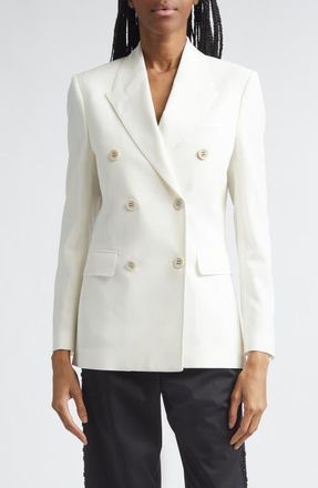 Golden Goose Journey Double Breasted Blazer in Arctic Wolf at Nordstrom, Size 2 Us