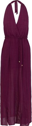 Vix Talita Halter Cover-Up Maxi Dress in Purple at Nordstrom, Size X-Small