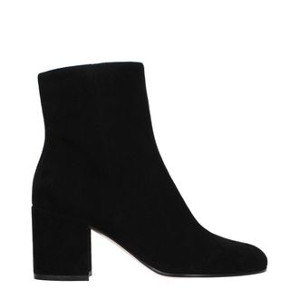 Gianvito Rossi Black Leather Ankle Womens Boots