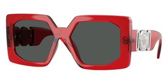 Versace Dark Grey Square Ladies Sunglasses VE4478U 550087 55