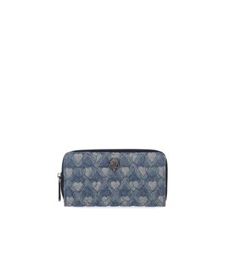 Kurt Geiger PORTAFOGLIO KENSINGTON DENIM BLU KURT GEIGER
