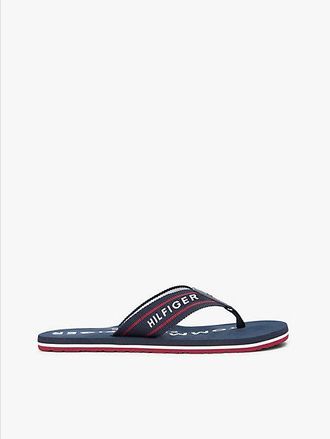 Tommy Hilfiger Webbing Strap Logo Flip-Flops