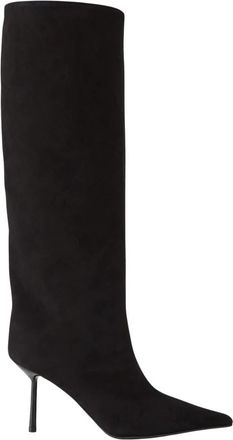 Le Silla Bella Boot 80 - Dames - Laarzen met Hak - Zwart - 38 EU - Leer - Schoenen