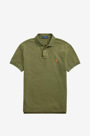 Polo Ralph Lauren Polohemd aus Baumwollpiqu&eacute; mit Pony-Stickerei Custom Slim Fit