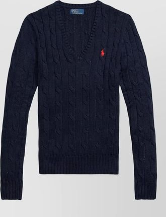 Polo Ralph Lauren kimberly v neck cable knit sweater