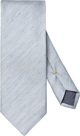 Eton Light Blue Solid Linen & Silk Tie at Nordstrom