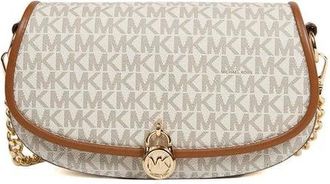 Michael Kors Tassen, Dames, Beige, ONE Size, Polyester, Mila Kleine Convertibele Crossbody Tas