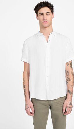 Guess Ben Textured Short-Sleeve Shirt